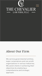 Mobile Screenshot of chevalierlaw.com