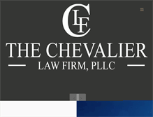 Tablet Screenshot of chevalierlaw.com